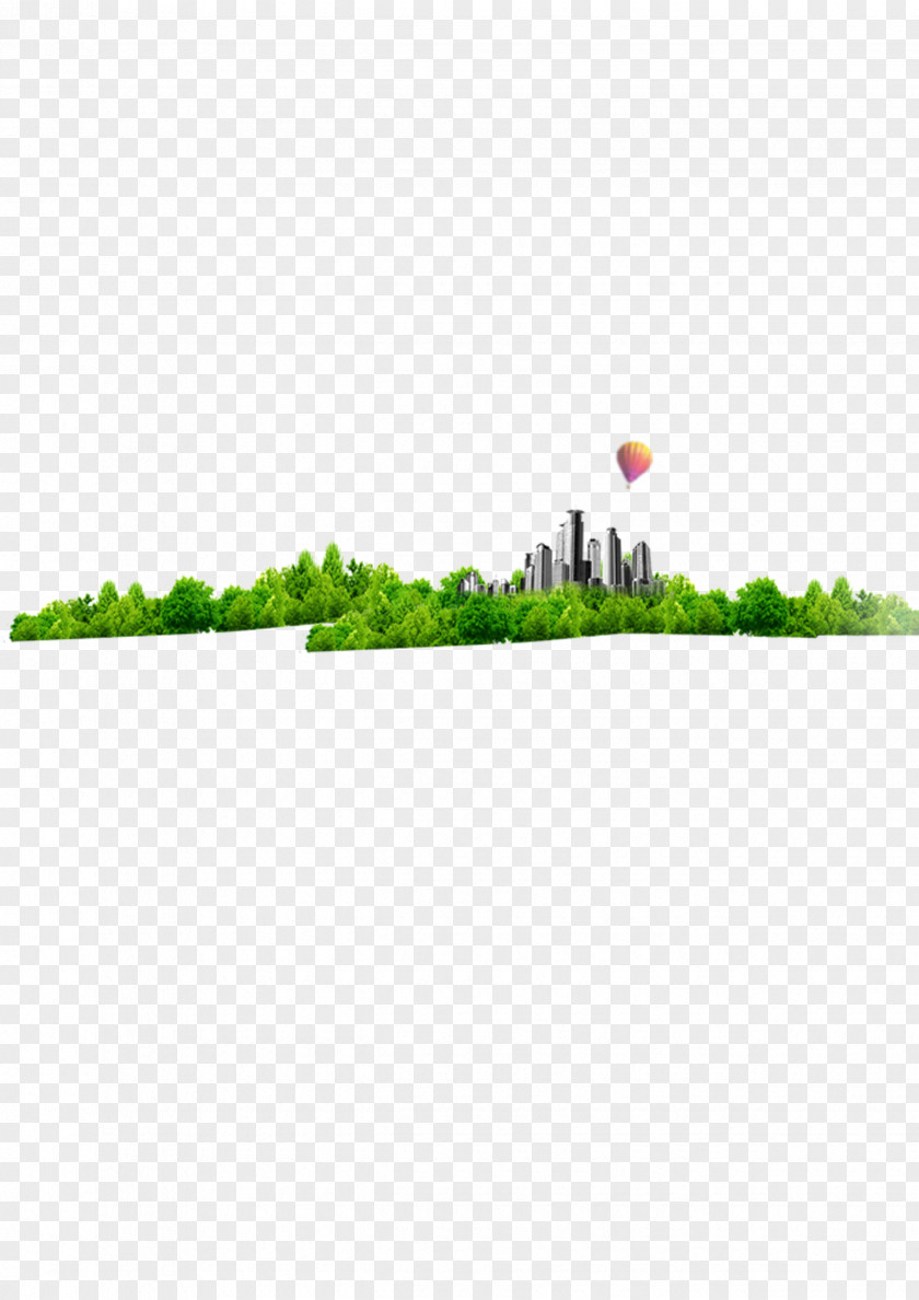City And Greening Clip Art PNG