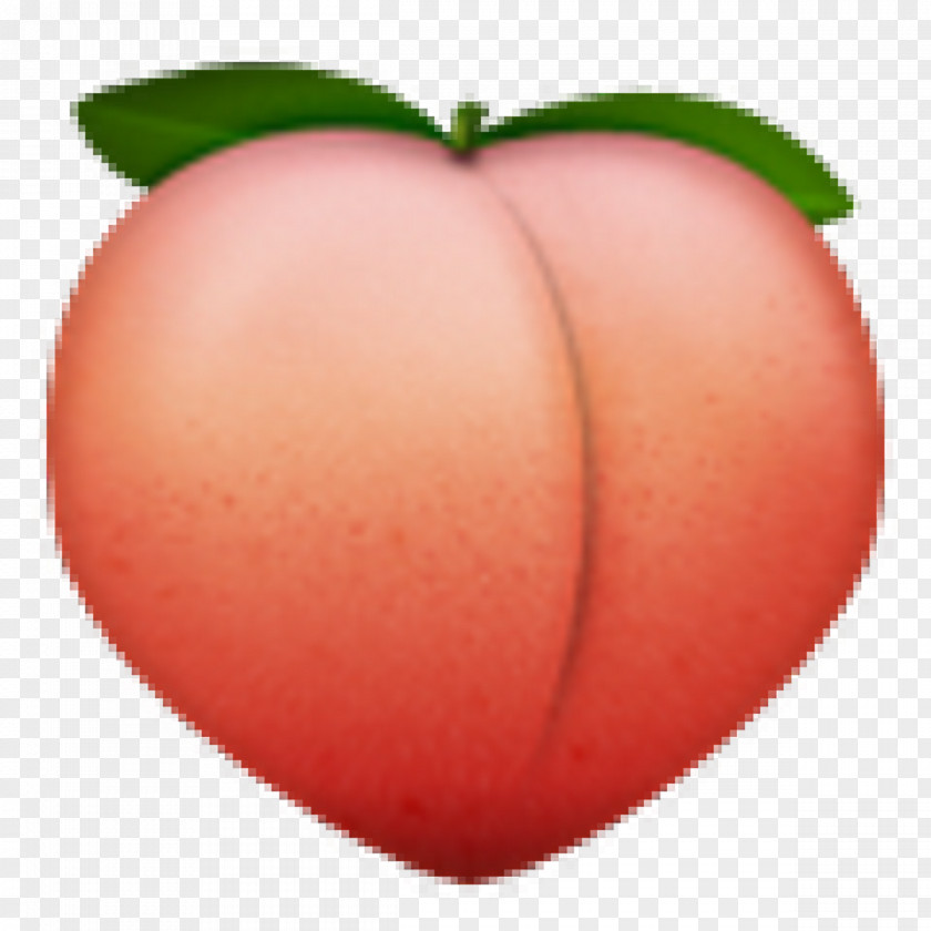 Emoji Peach SMS IPhone PNG