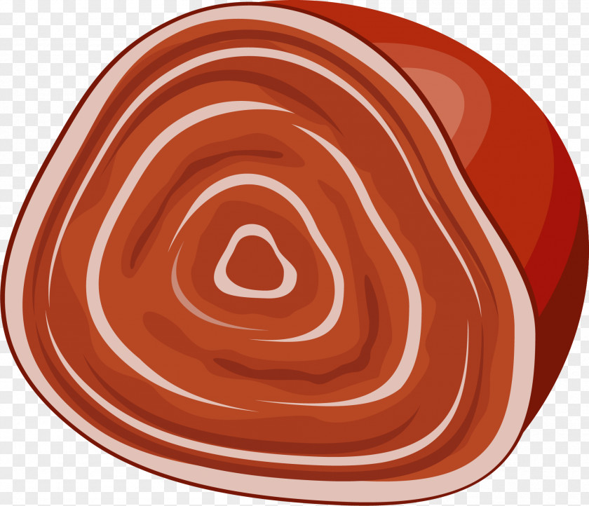 Hand Painted Red Sausage Ham Hot Dog Meat Intestine PNG