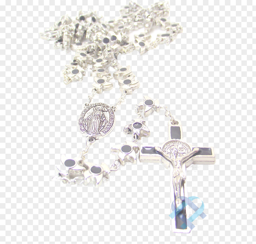 Jewellery Body Silver Bling-bling Rosary PNG
