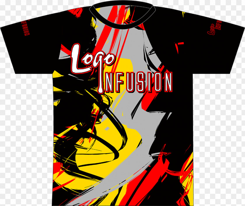 T-shirt Logo Infusion Yellow PNG