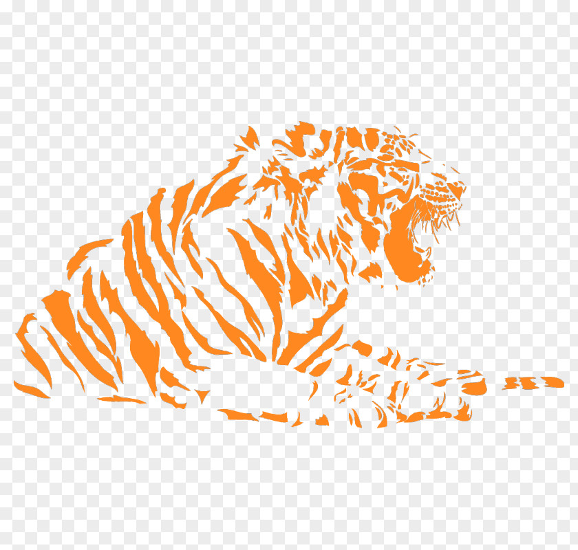 Tiger Sticker Decal PNG