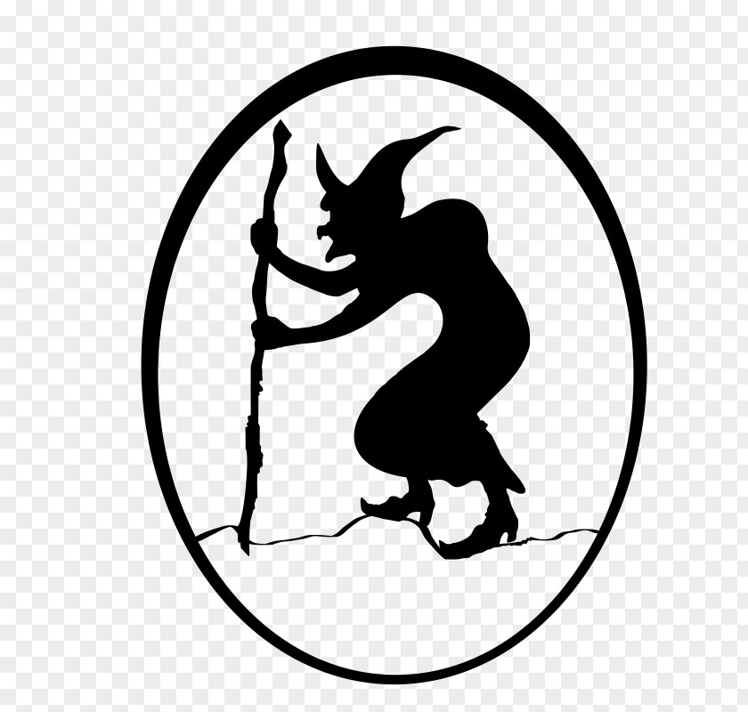 Witch Vector Silhouette Witchcraft Clip Art PNG