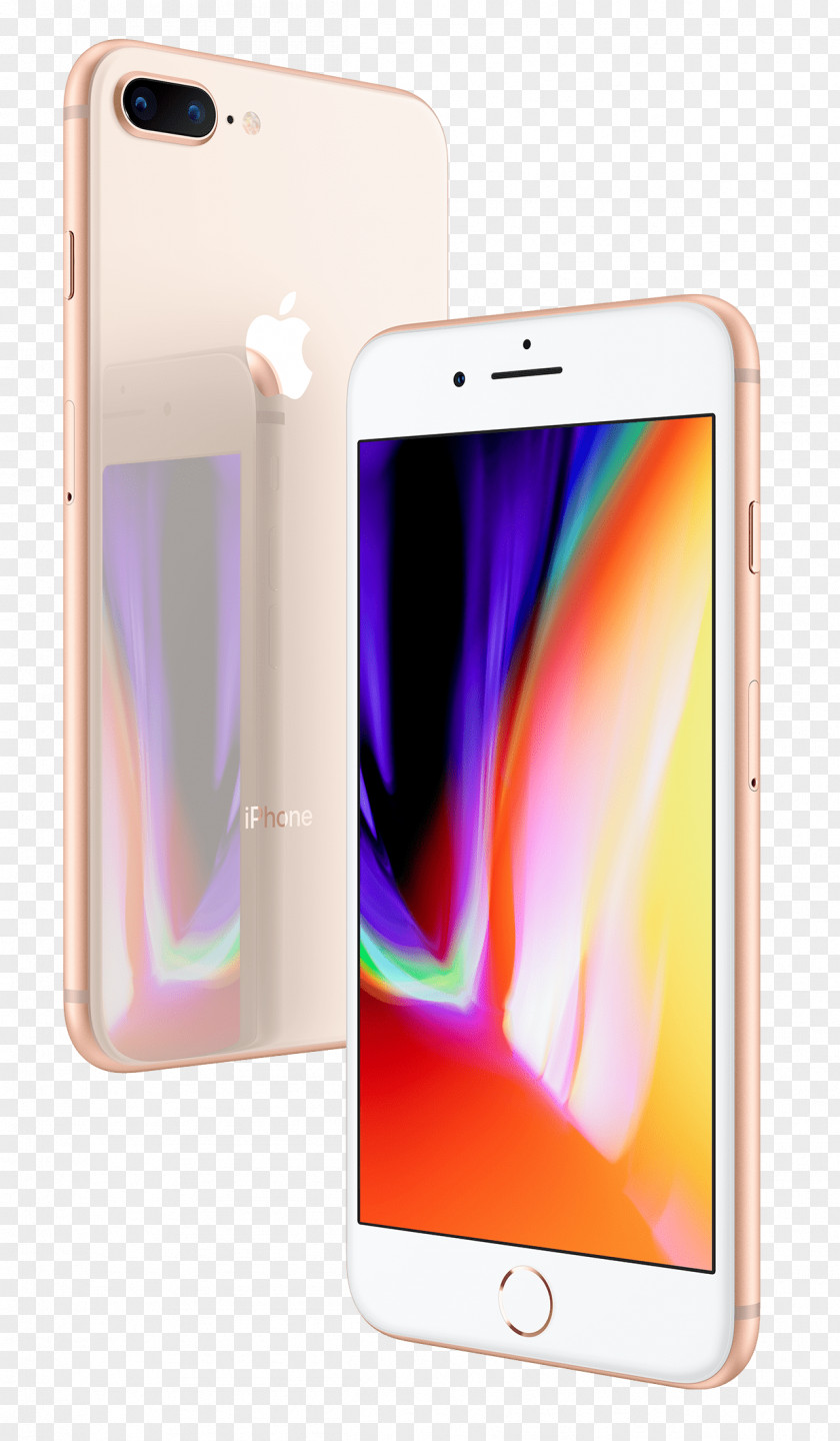 Apple IPhone 8 Plus Smartphone Gold PNG