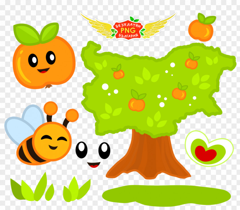 Cartoon Tree Animation Clip Art PNG