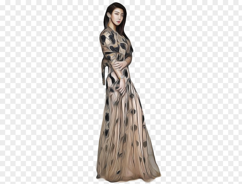 Haute Couture Neck Gown Clothing PNG