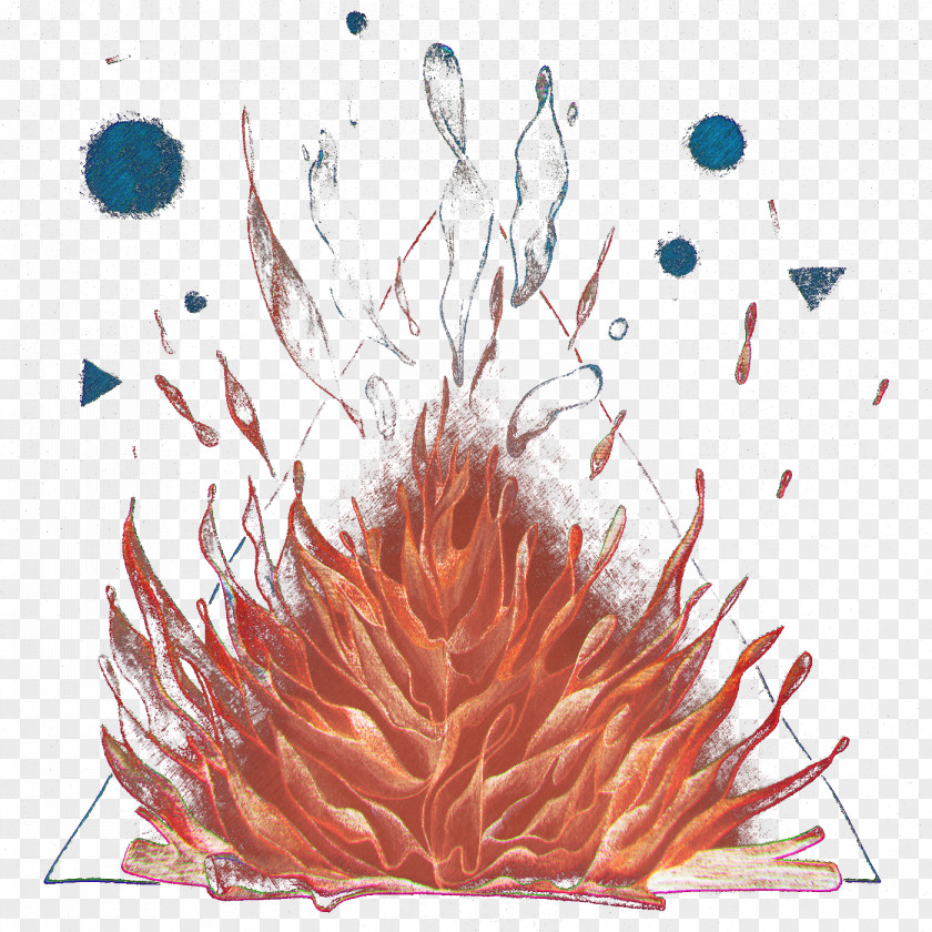 Painted Flames Creative Flame Fire Combustion PNG