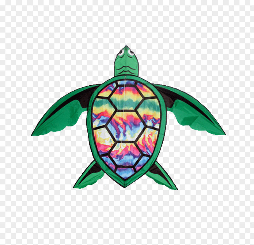 Turtle Sea Tie-dye Kite Ripstop PNG