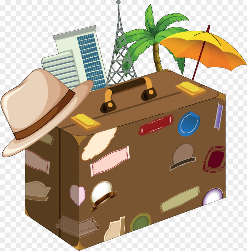 Vector Graphics Travel Illustration Image Baggage PNG