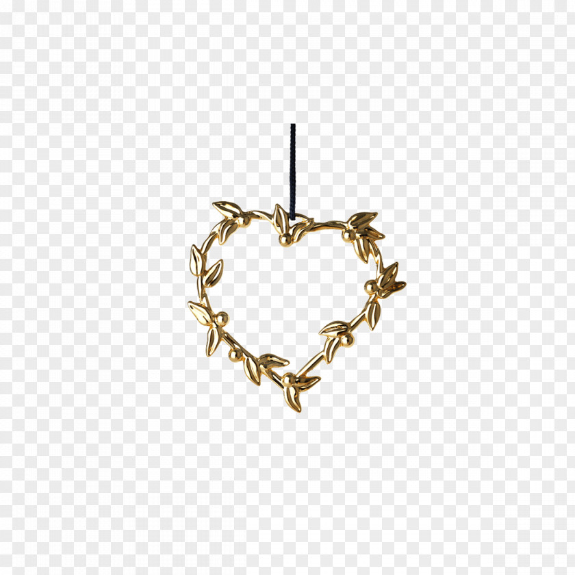 Heart Of Gold Ornament Julepynt Christmas Bombka PNG