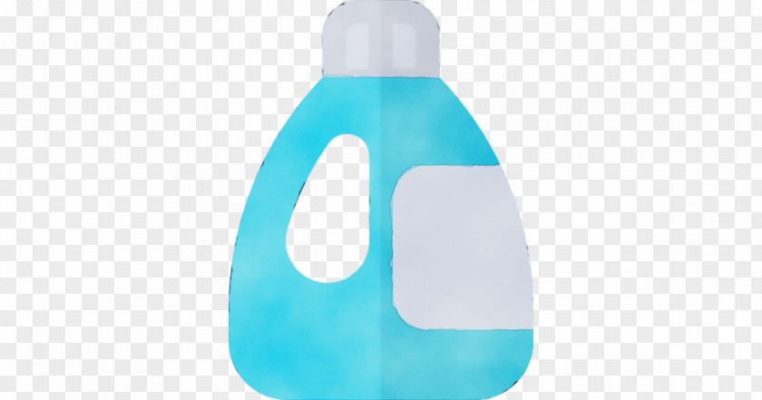 Plastic Azure Bottle PNG