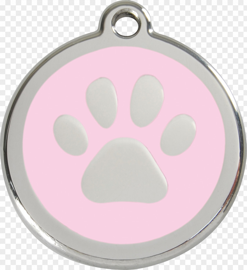 Red Paw Dog Cat Dingo Pet Tag PNG