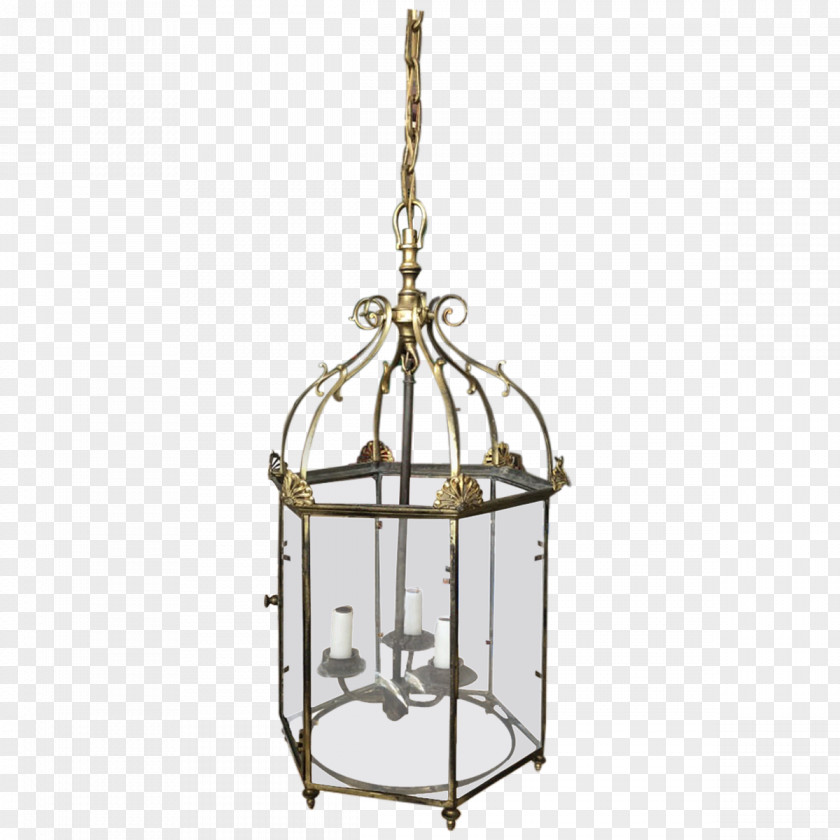 Traditional Lantern 01504 Chandelier Brass Ceiling PNG