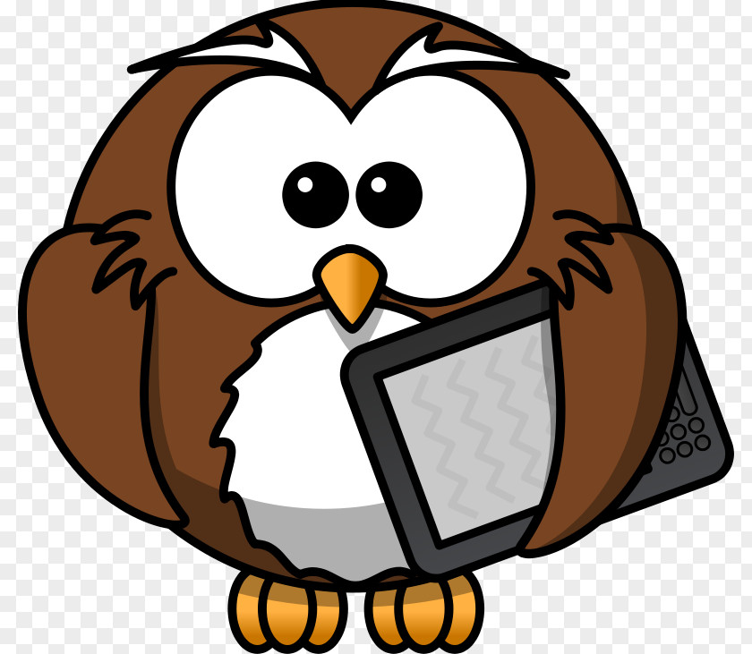 Ebook Cliparts Owl Cartoon Clip Art PNG