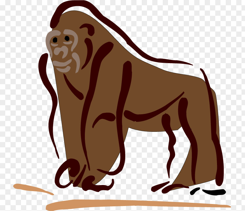 Gorilla Clip Lion Free Content Art PNG
