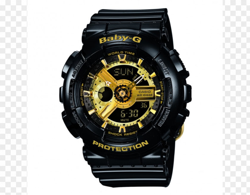 Watch G-Shock Casio BABY-G BA110 Water Resistant Mark PNG