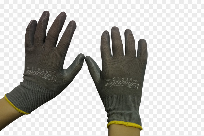 Finger Cycling Glove Nitrile Hand PNG