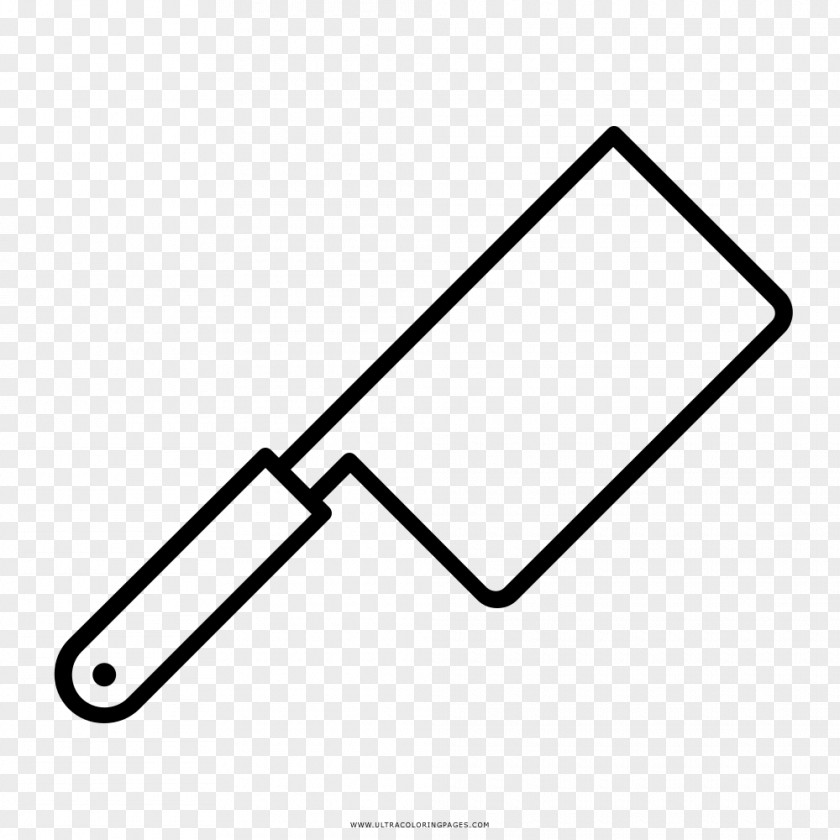 Knife Coloring Book Drawing Black And White PNG