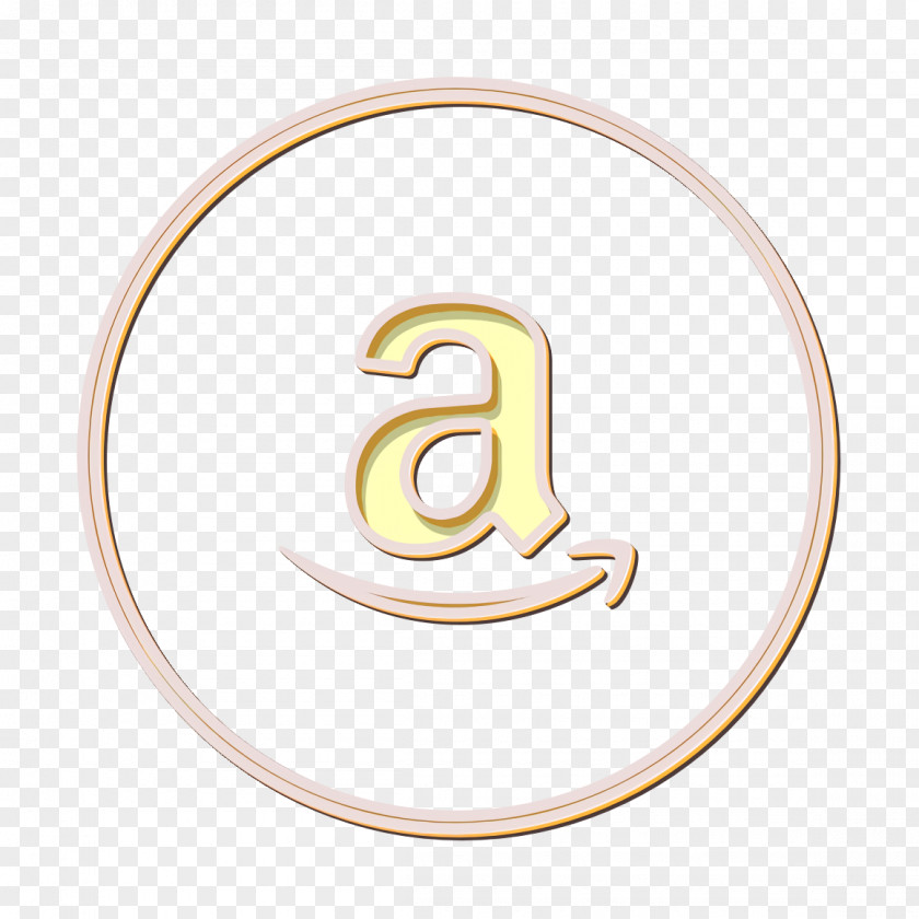 Metal Oval Amazon Logo PNG