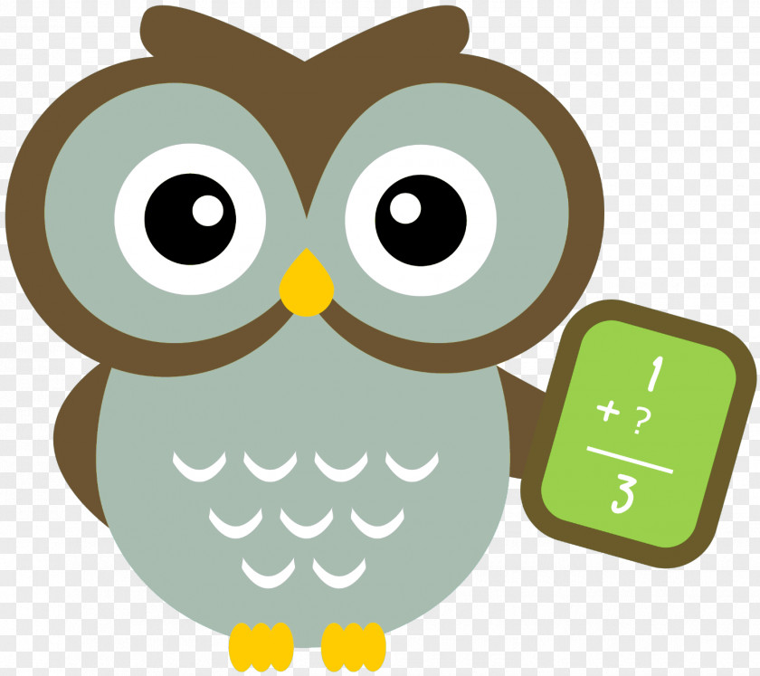 Owl Green Cartoon Bird Of Prey PNG