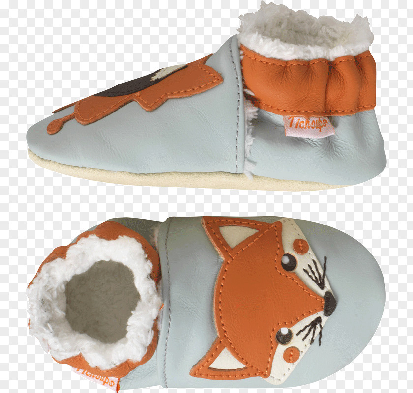 RENARD Slipper Shoe Orange S.A. Leather Tichoups PNG