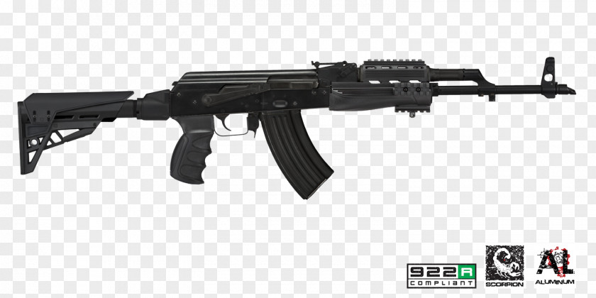 Scorpio Star AK-47 Picatinny Rail Stock Vepr 7.62×39mm PNG