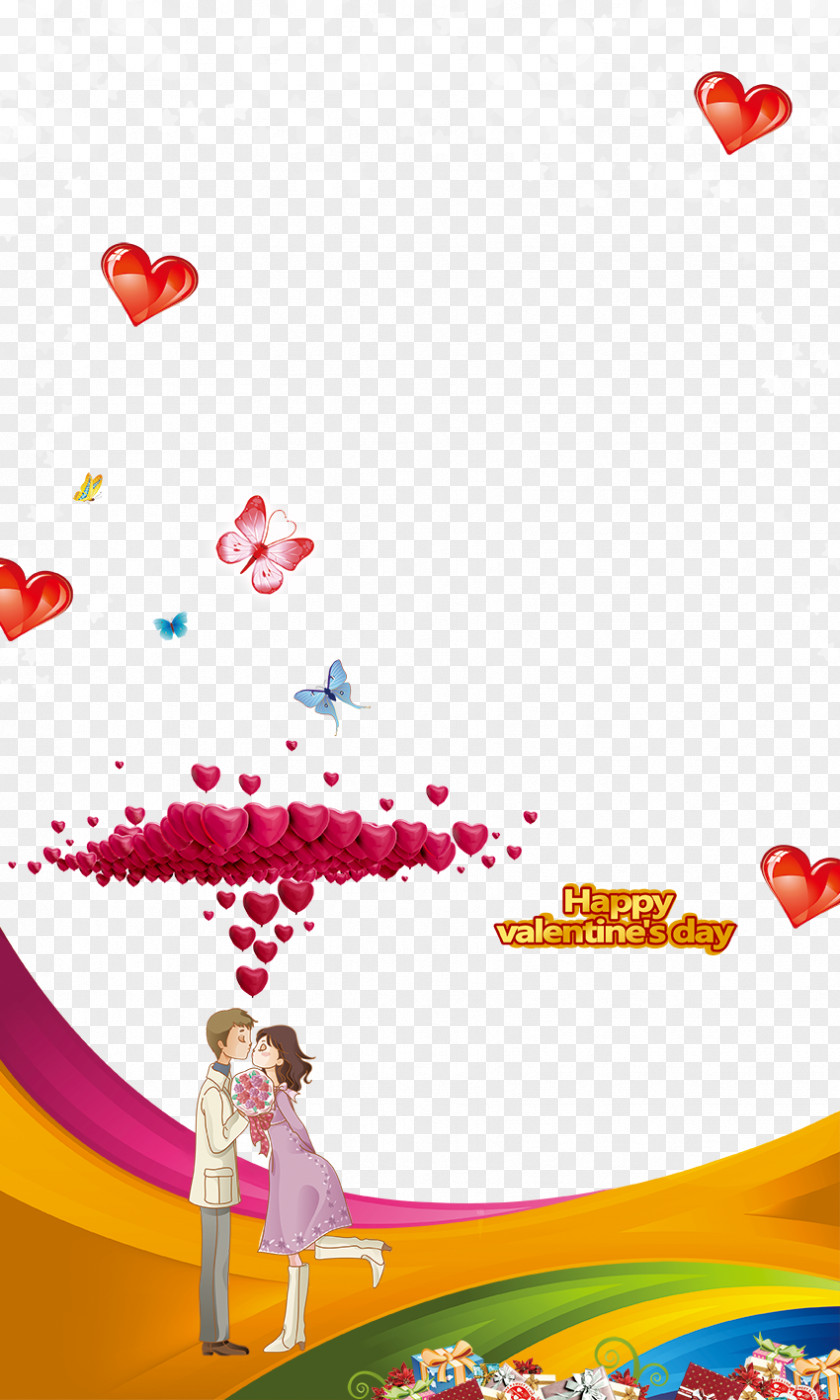 Valentine's Day Posters Material Valentines Poster Gift Romance PNG