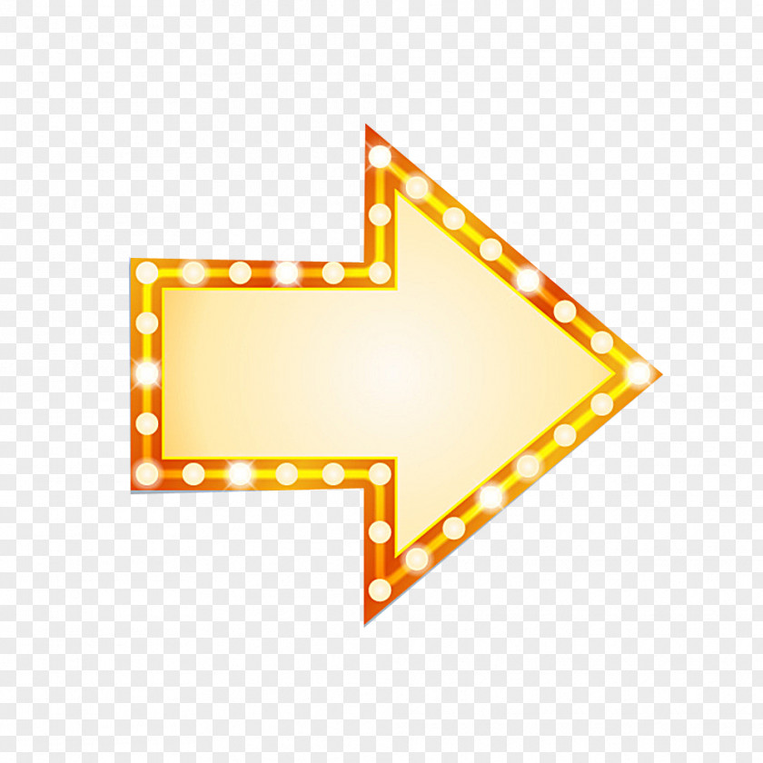 Yellow Arrow PNG