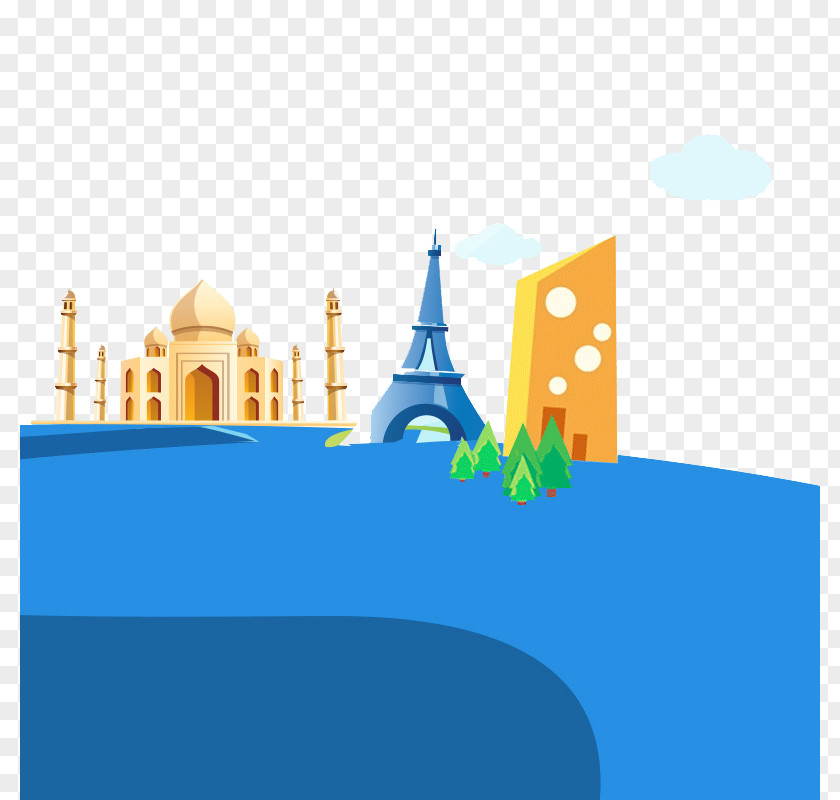Cartoon Promotions Main Map Background Free Download Flat Drawing Gratis PNG