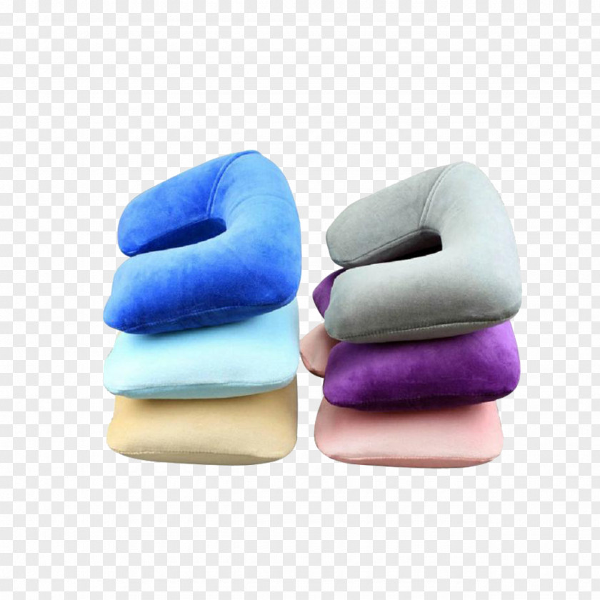 Color U-pillow Cervical Pillow Neck Vertebrae PNG