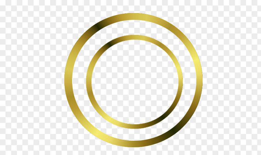 Gold Circle Material Oval Yellow PNG