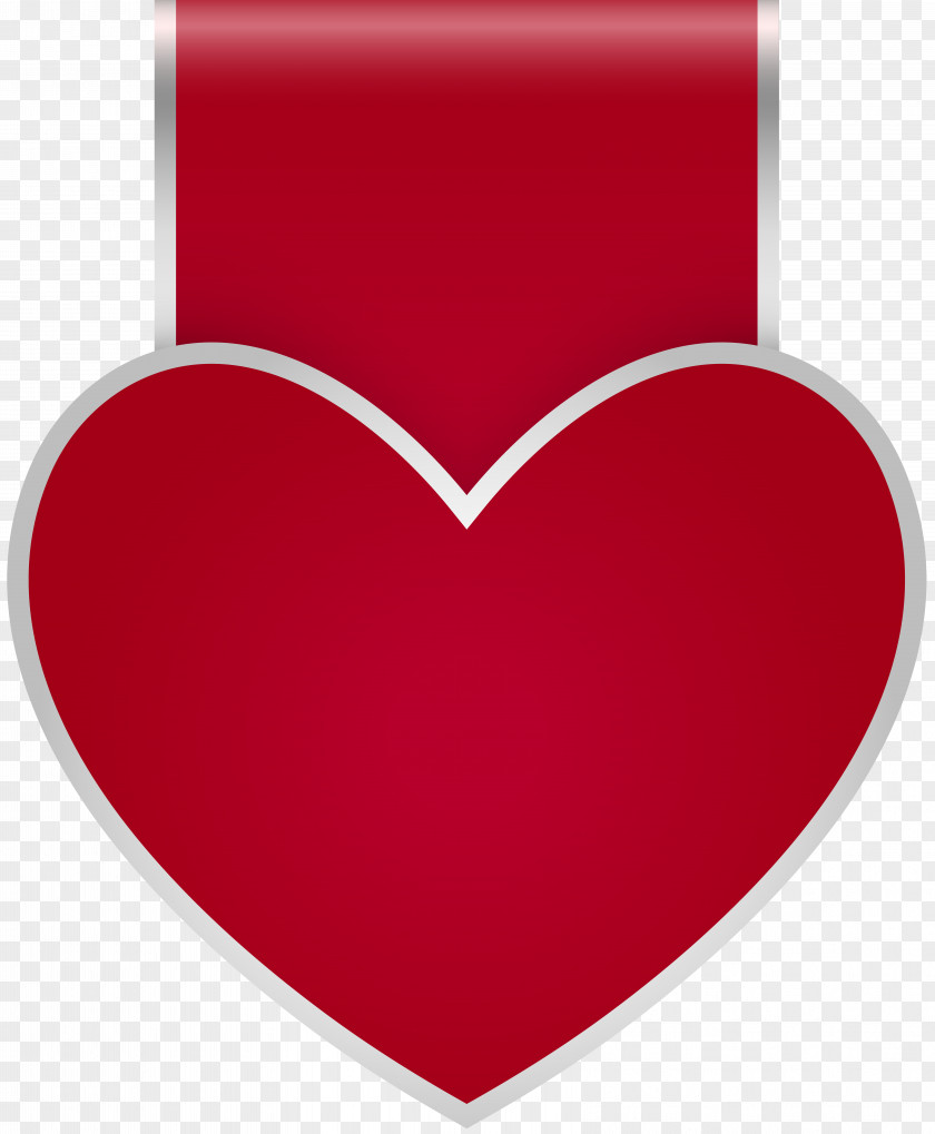 Heart Label Transparent Clip Art PNG