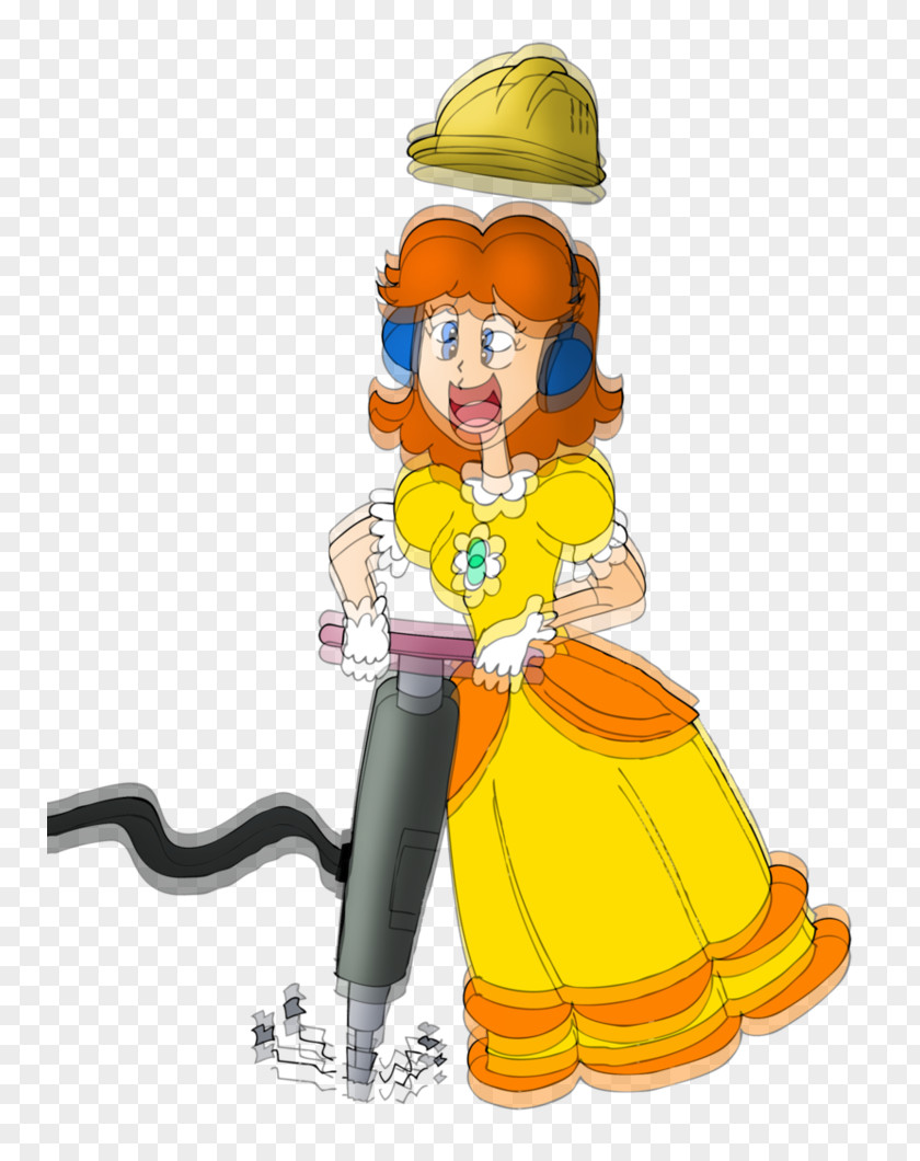 Jackhammer Cartoon Princess Daisy PNG