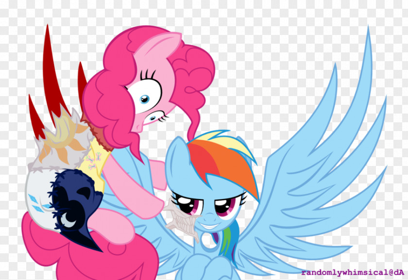 Pinkie Pie Balloons Pony Cupcake Rainbow Dash Fluttershy PNG