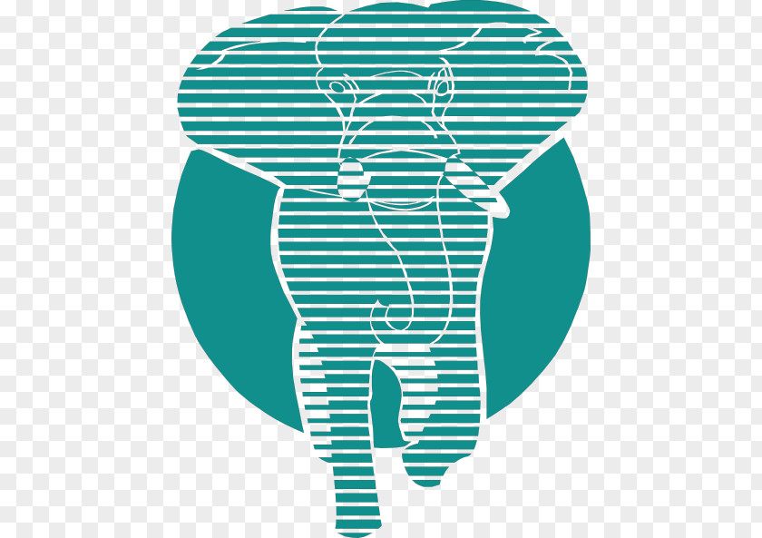 Blue Elephant African Elephantidae White Clip Art PNG