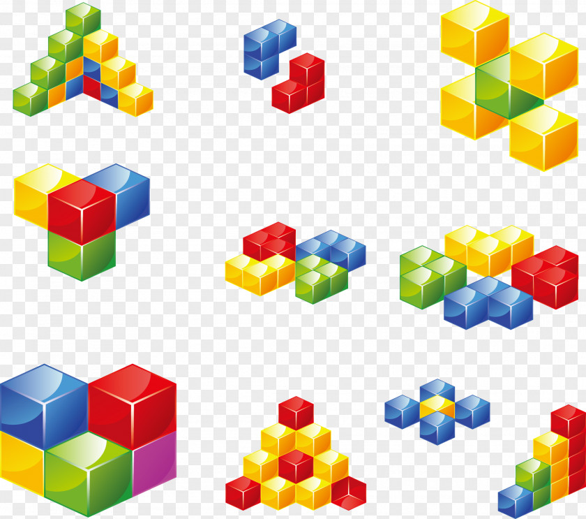 Daquan Cube 3D Computer Graphics PNG