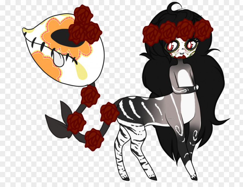Horse Legendary Creature Flower Clip Art PNG