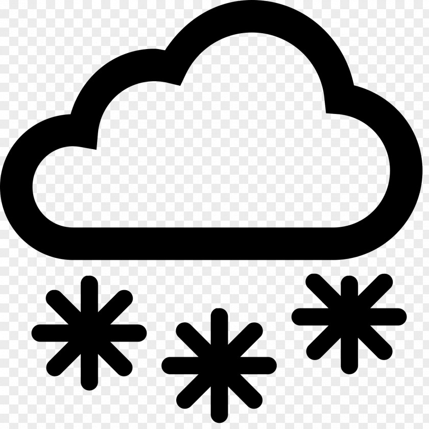 Weather Snowflake Symbol Rain And Snow Mixed PNG