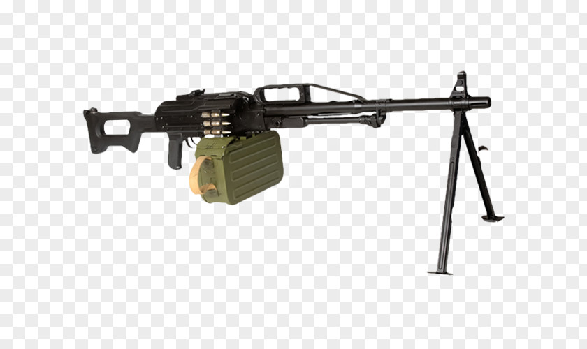 Machine Gun PKP Pecheneg PK Weapon Light PNG