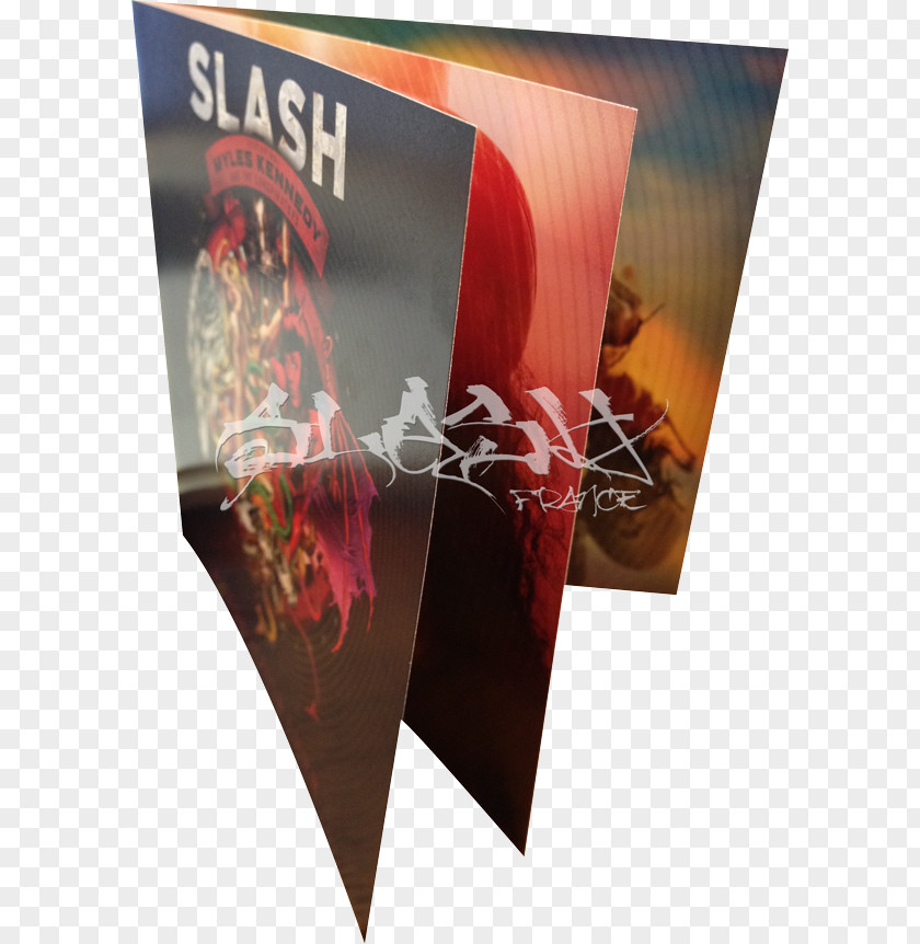Slash Concert Advertising Made In Stoke 24/7/11 Album LP Record PNG
