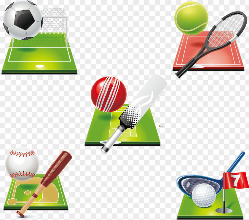 Badminton Baseball Football Golf Download Icon PNG