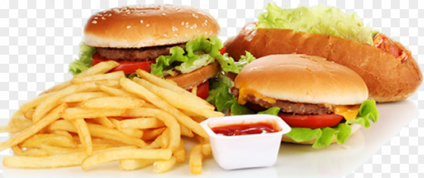 Junk Food Fast Hamburger French Fries PNG