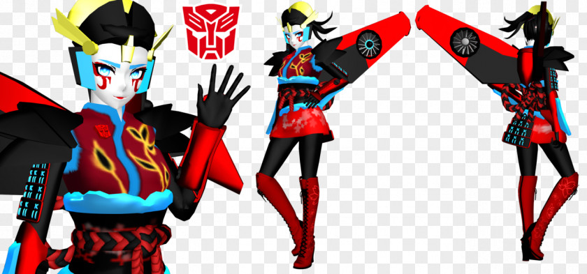 Samurai Geisha Windblade MikuMikuDance Transformers Character PNG