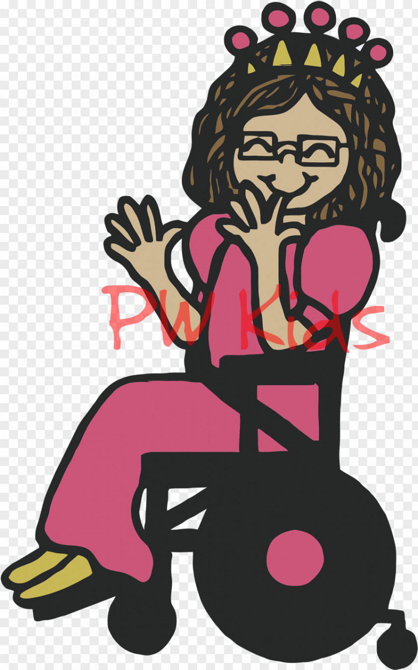 Style Sitting Girl Cartoon PNG