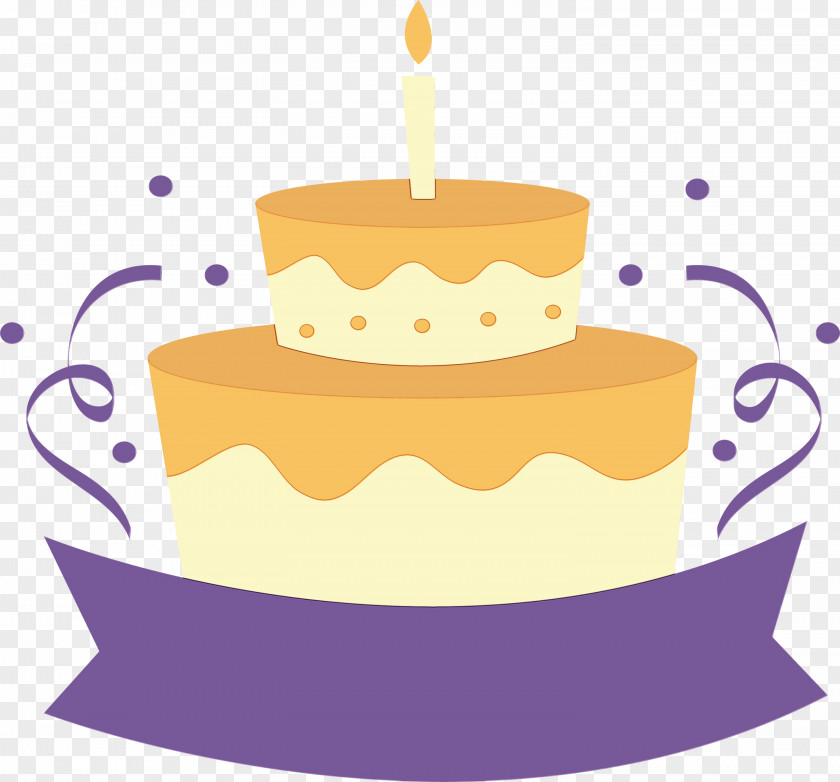 Cake Decorating Cuisine Happy Birthday Background PNG