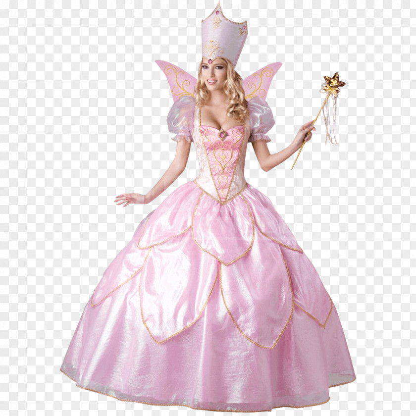 Fairy Glinda Godmother Halloween Costume PNG