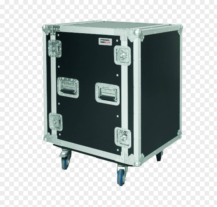 Microphone Rack Unit 19-inch Sound Road Case PNG