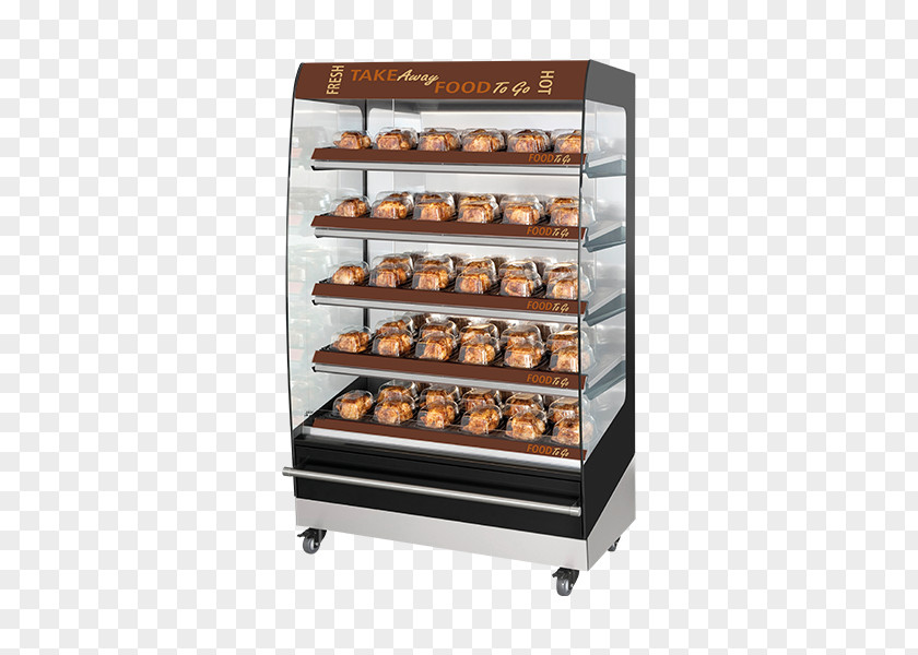 Multi Level Display Case Bakery Food Warmer Stainless Steel PNG