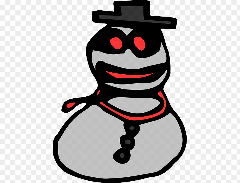 Simple Snowman Clip Art PNG