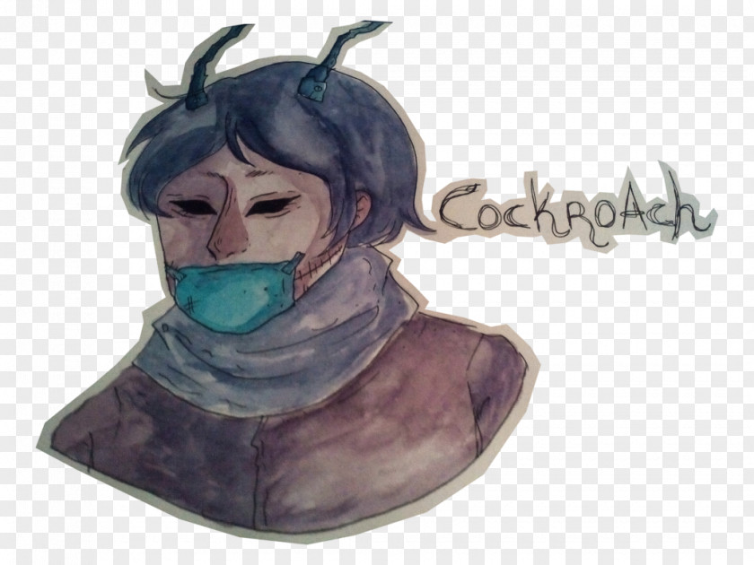 Cockroach Drawing Figurine Neck Character PNG